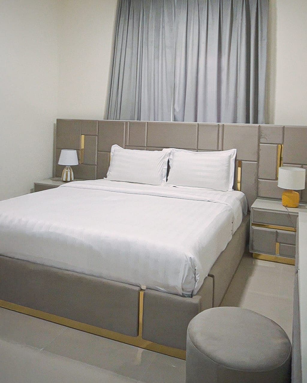 Kitchen and dining area in Premium 2BHK Apartment