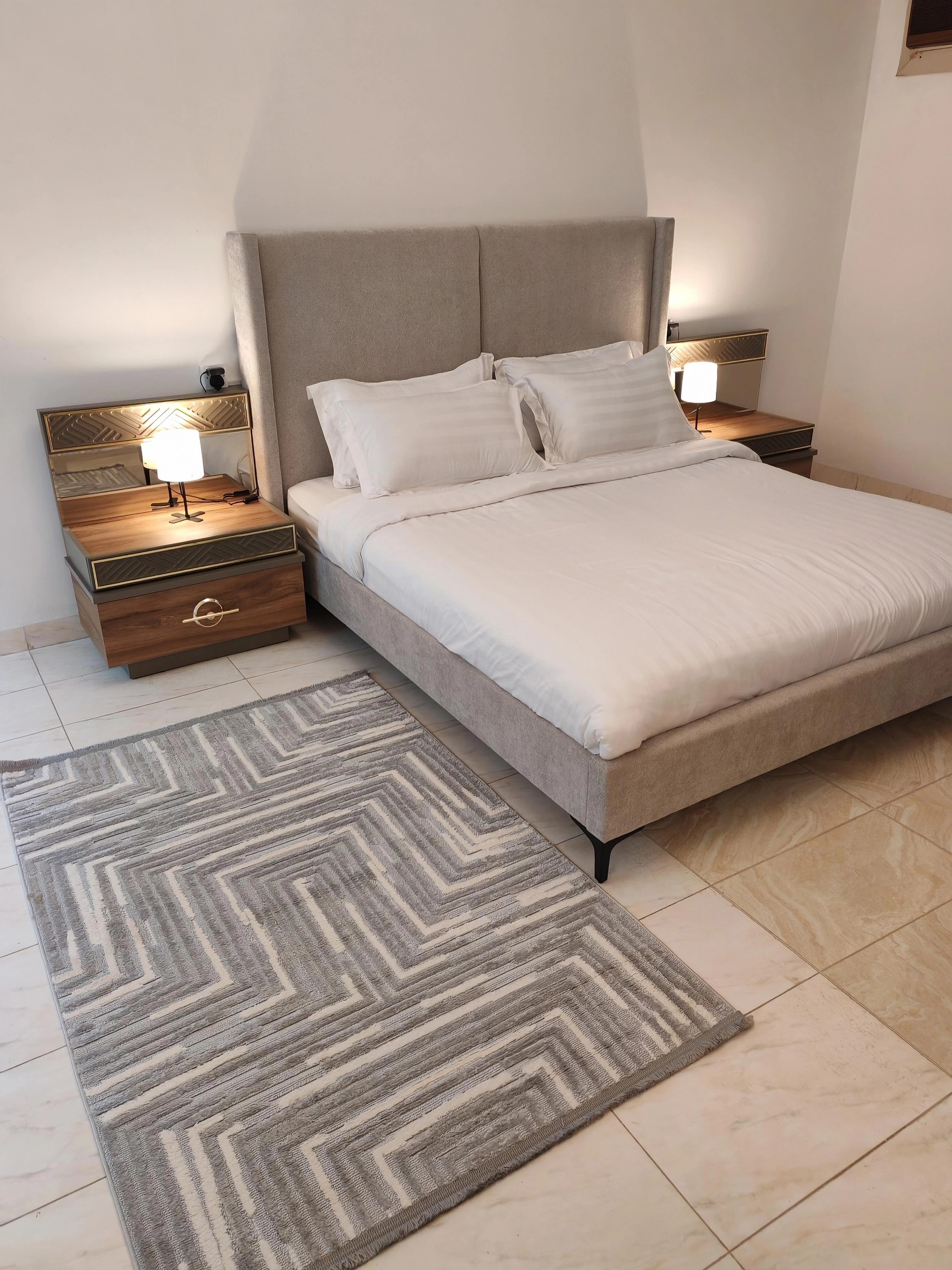 Spacious living room in Luxury 2BHK-Bedroom Apartment, a premium Salalah apartment